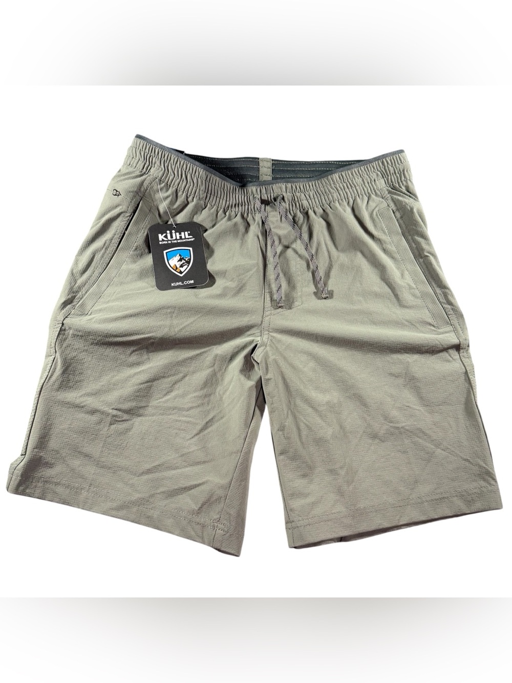 New Kuhl Kruiser Shorts Men’s Size Small Hiking Outdoor Drawstring Stretch Gray